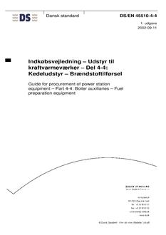 DANSK DS/EN 45510-4-4