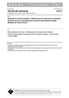 CEI EN IEC 60749-26