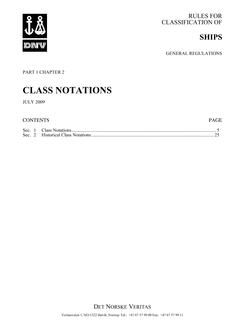 DNV DNV-RU-SHIPS PART 1 CHAPTER 2