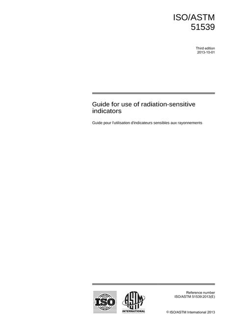 ISO/ASTM 51539:2013