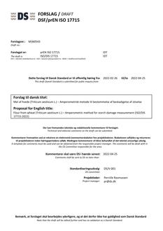 DANSK DSF/PREN ISO 17715