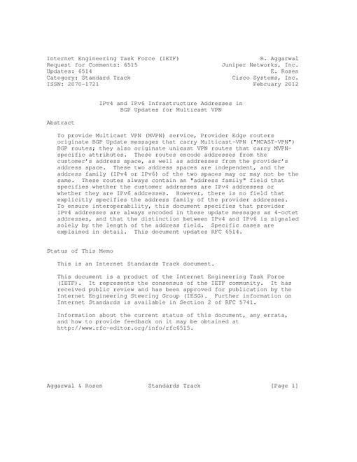 IETF RFC 6515
