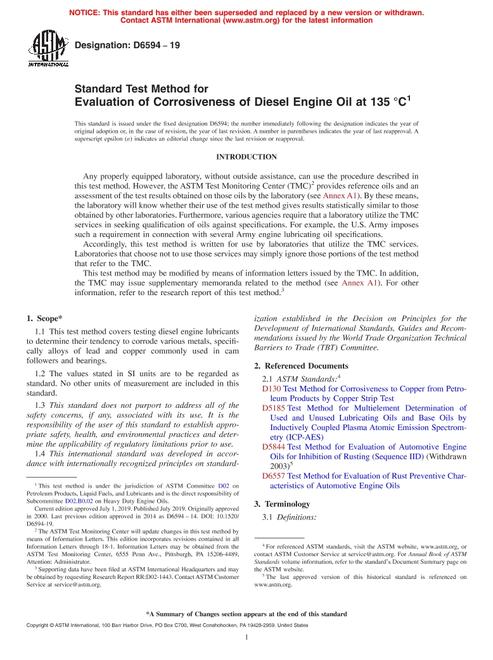 ASTM D6594-19