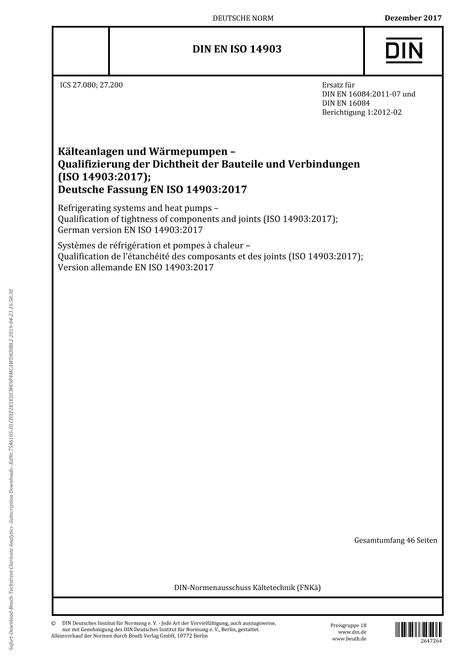 DIN EN ISO 14903