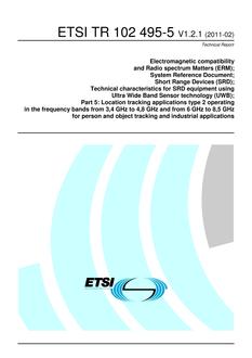 ETSI TR 102 495-5