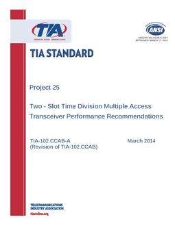 TIA ANSI/TIA-102.CCAB-A