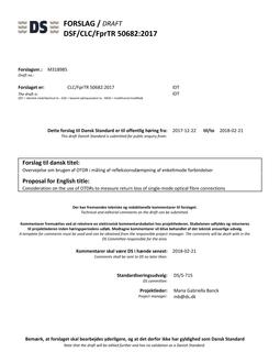 DANSK DSF/CLC/FPRTR 50682