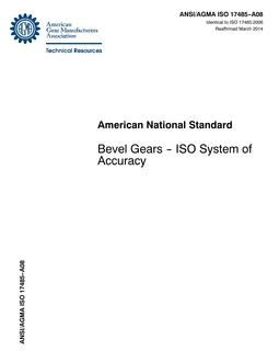 AGMA ISO 17485-A08