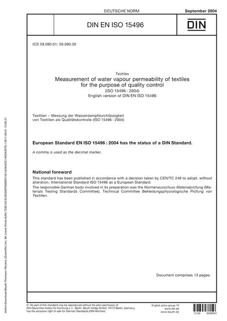 DIN EN ISO 15496