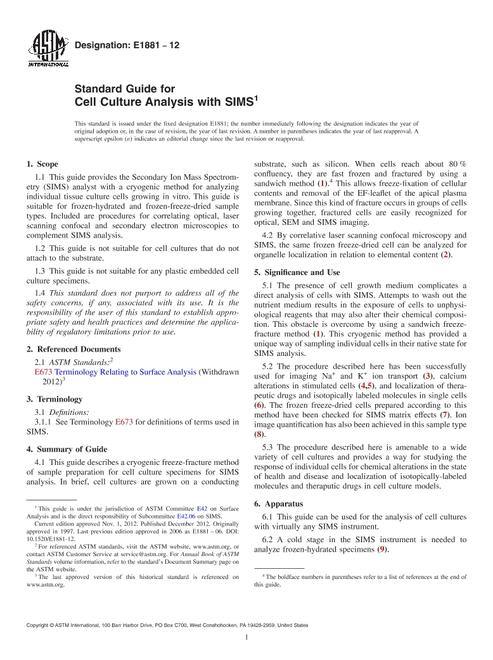 ASTM E1881-12