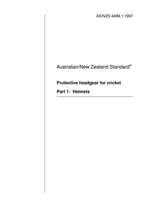 AS/NZS 4499.1:1997