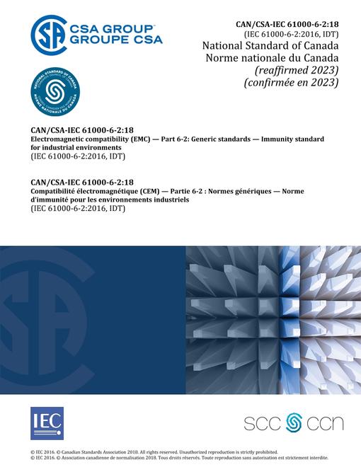 CAN/CSA-IEC 61000-6-2:18 (R2023)