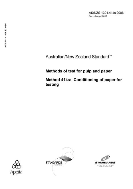 AS/NZS 1301.414s:2006