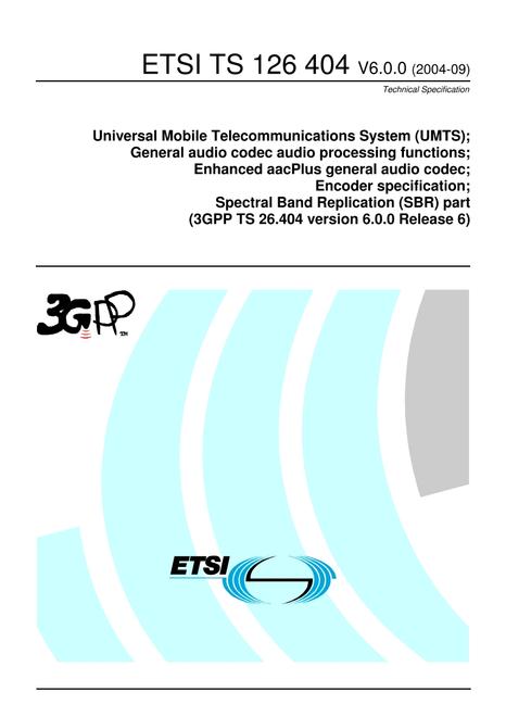 ETSI TS 126 404