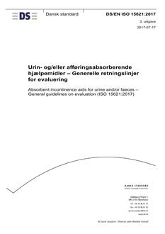DANSK DS/EN ISO 15621
