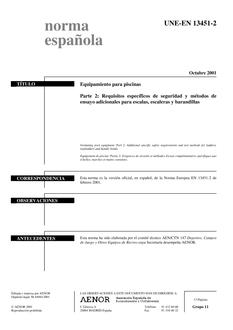 AENOR UNE-EN 13451-2