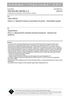 CEI EN IEC 60793-1-1