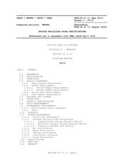 NAVY UFGS-08 51 13