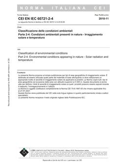 CEI EN IEC 60721-2-4