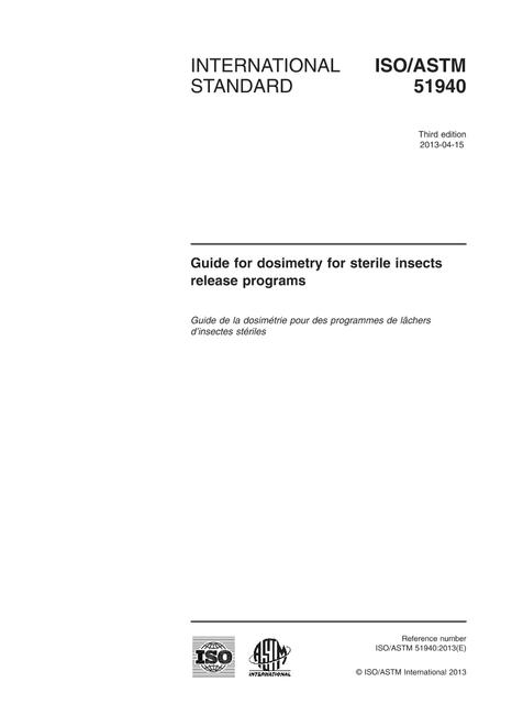 ISO/ASTM 51940:2013