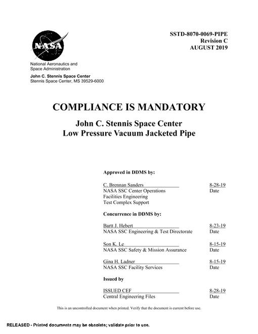 NASA SSTD-8070-0069-PIPE Rev. C
