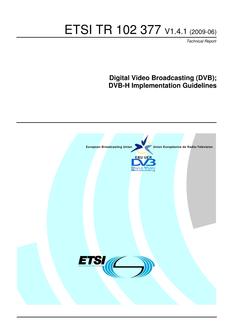 ETSI TR 102 377