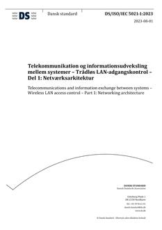 DANSK DS/ISO/IEC 5021-1