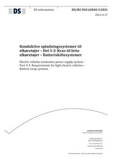 DANSK DS/IEC PAS 62840-3