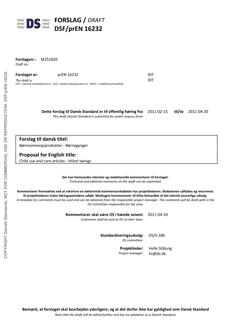 DANSK DSF/PREN 16232
