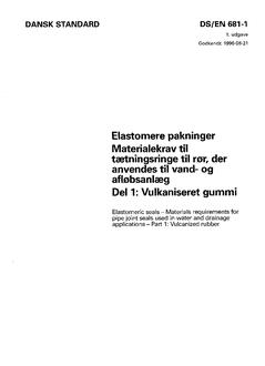 DANSK DS/EN 681-1