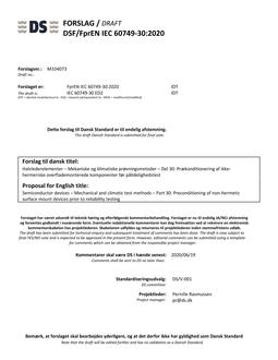 DANSK DSF/FPREN IEC 60749-30