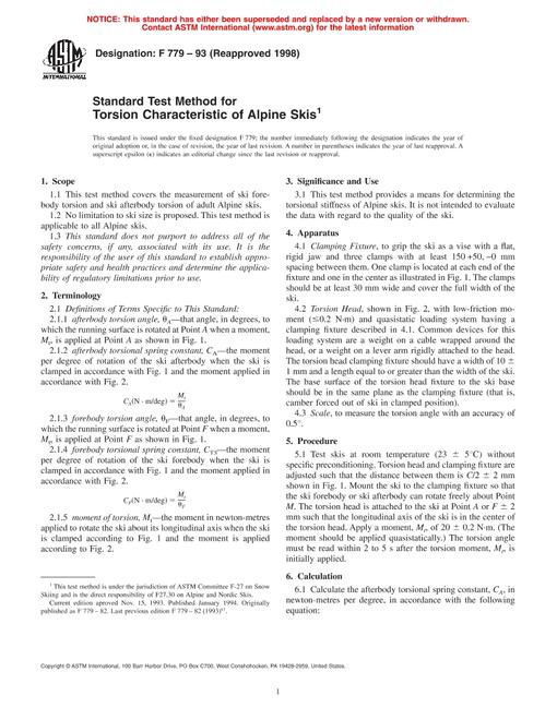 ASTM F779-93(1998)