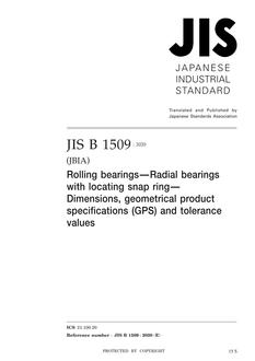 JIS B 1509:2020