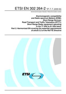 ETSI EN 302 264-2