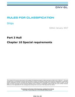 DNV DNVGL-RU-SHIPS PART 3 CHAPTER 10