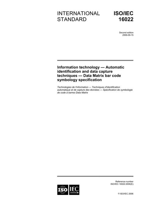 ISO/IEC 16022:2006