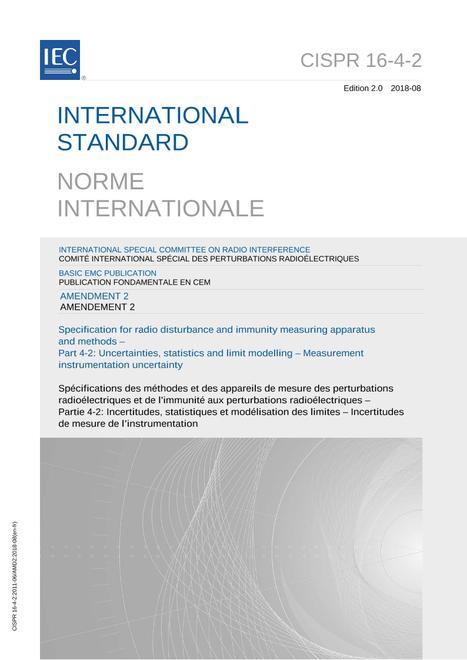 CISPR 16-4-2 Amd.2 Ed. 2.0 b:2018