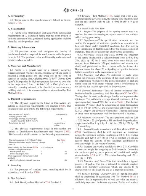 ASTM C549-23