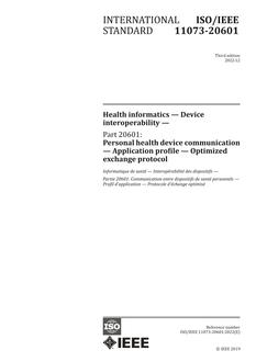 IEEE/ISO 11073-20601-2022
