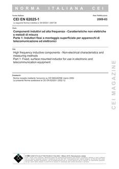 CEI EN 62025-1
