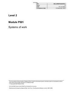NR NR/L2/RMVP/0200/P501 ISSUE 5