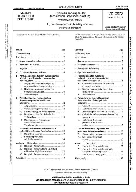VDI VDI 2073 BLATT 2