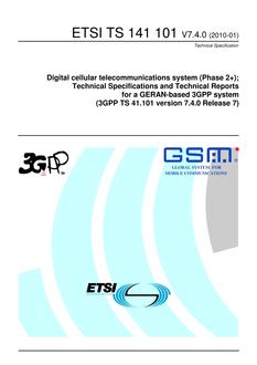 ETSI TS 141 101