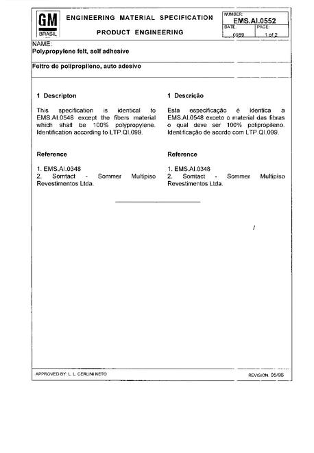 GMSA EMS.AI.0552