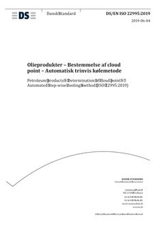 DANSK DS/EN ISO 22995