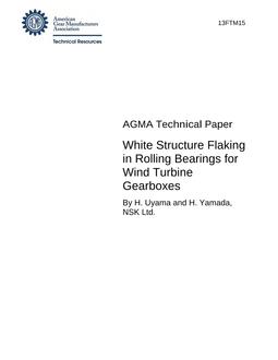 AGMA 13FTM15