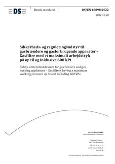 DANSK DS/EN 16898