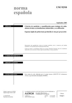 AENOR UNE 92310