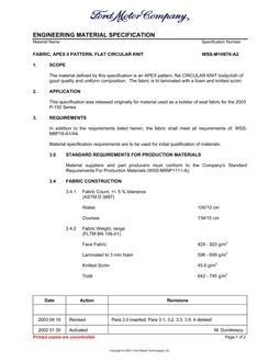 FORD WSS-M1H876-A2