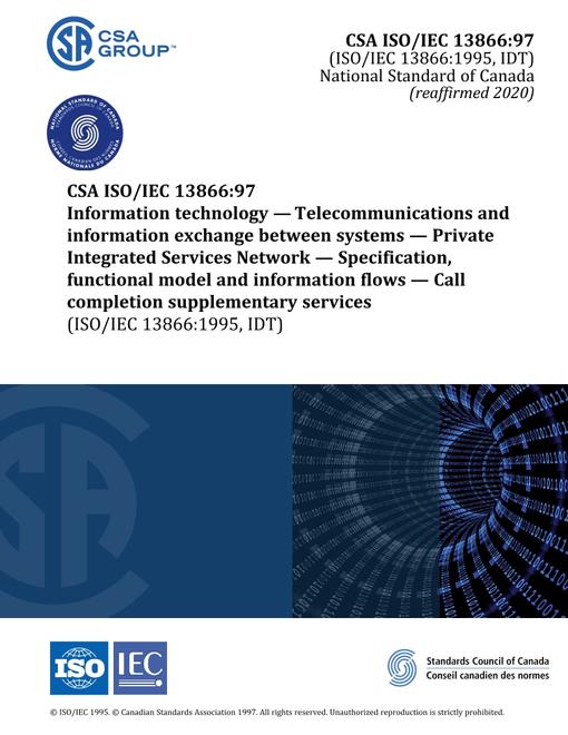 CAN/CSA-ISO/IEC 13866:97 (R2020)